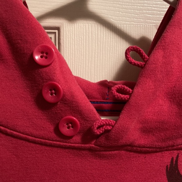 American Eagle Women’s Pink Hoodie (size S) - Picture 2 of 6